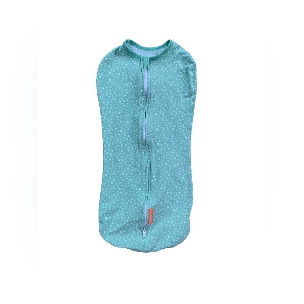 Swaddle Me Pod Size Large, 4-6 Months, in Teal Floral